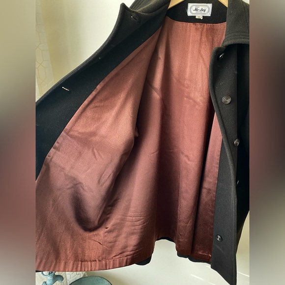 Vintage Dark brown/olive  coat - Picture 10 of 12
